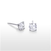 Orecchini World Diamond Group Orecchini in Oro bianco Diamante 0.18 Ct ODA100 - ODA100